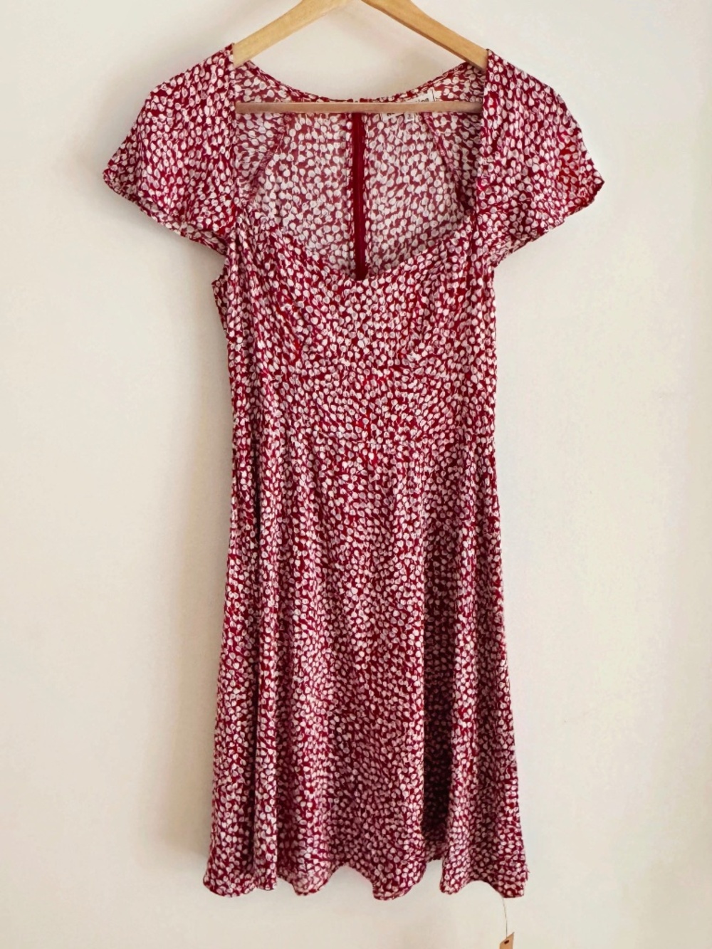 Reformation Novia Dress Red Floral Size 2